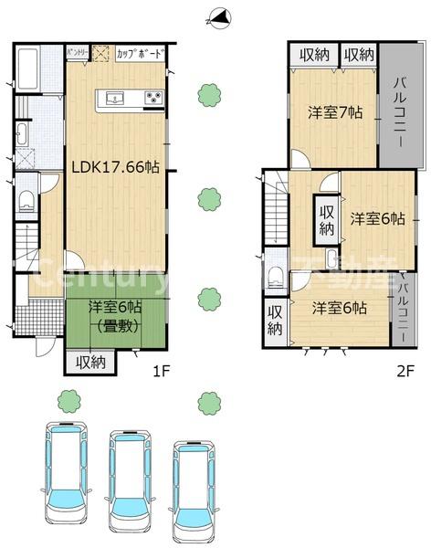 園部町横田2号1号棟（新築一戸建）