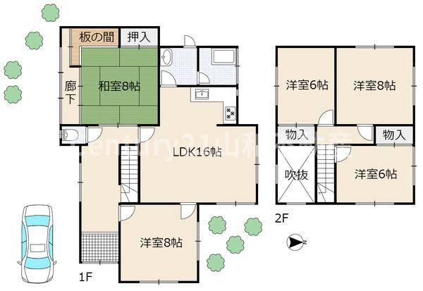 南丹市園部町小桜町の中古一戸建て