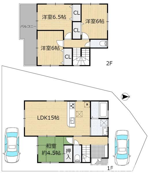 亀岡市篠町篠上北裏の中古一戸建て