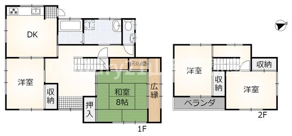 西つつじケ丘大山台１丁目（中古一戸建）