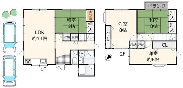 篠町見晴２丁目（中古一戸建）