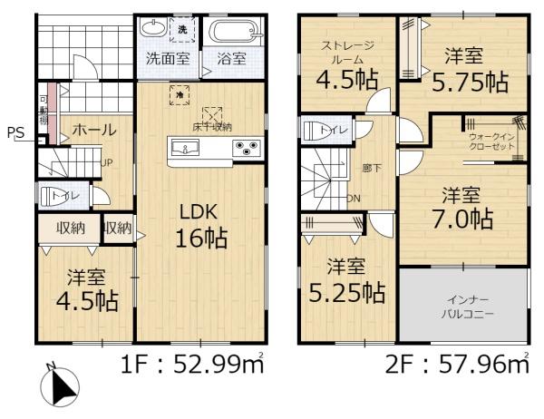リーブルガーデン安町１号棟（新築一戸建）