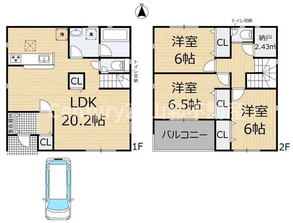 クレイドルガーデン曽我部町寺第3-②号棟(新築一戸建）