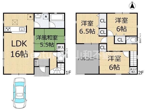 クレイドルガーデン曽我部町寺第3-③号棟(新築一戸建）