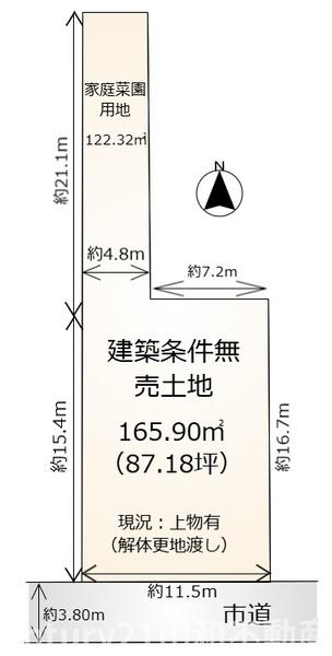 古世町１丁目（建築条件無売土地）