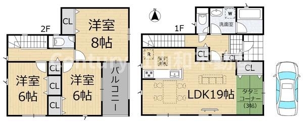 クレイドルガーデン篠町野条第３　⑦号棟(新築一戸建)