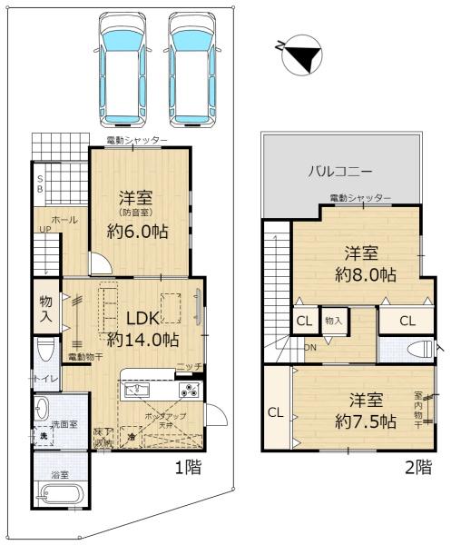 亀岡市篠町馬堀向端の中古一戸建て