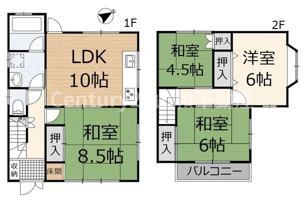 本梅町東加舎塩脇（中古一戸建）