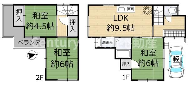 亀岡市篠町広田２丁目の中古一戸建