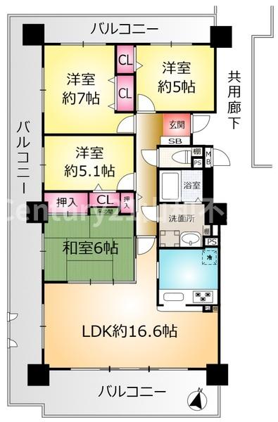 メディアス亀岡５番館1101号室（中古マンション）