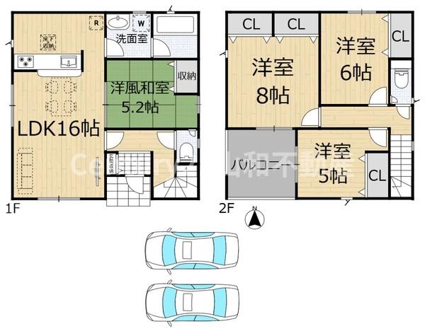 クレイドルガーデン千代川町小林③号棟(新築一戸建)