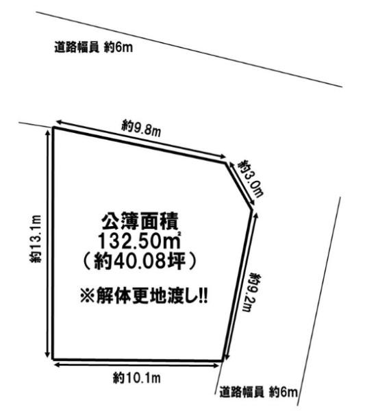 亀岡市篠町野条イカノ辻南の土地