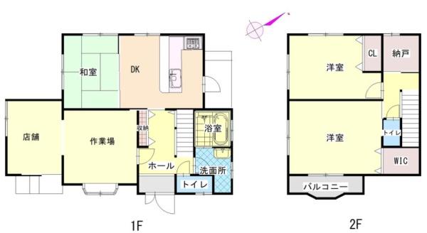 園部町小山西町柿ノ木谷（店舗付住宅）