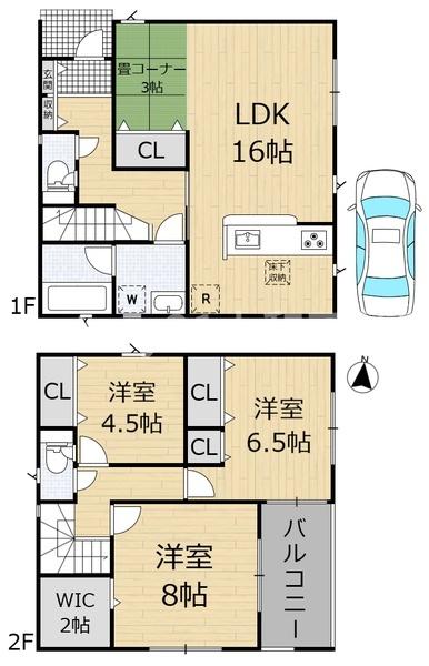 クレイドルガーデン大井町小金岐１丁目①号棟(新築一戸建)