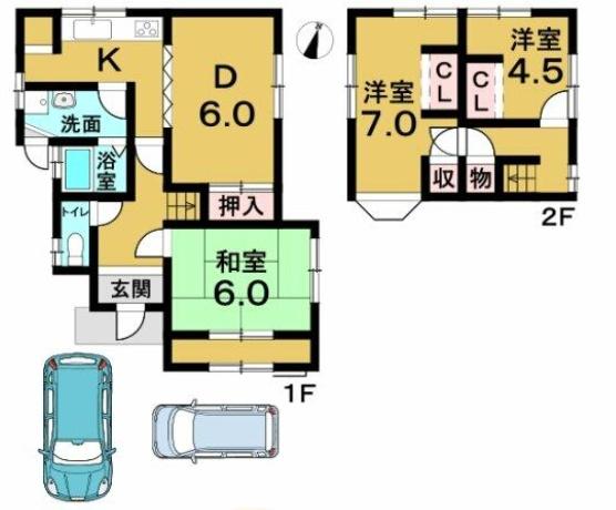 亀岡市下矢田町東法楽寺の中古一戸建