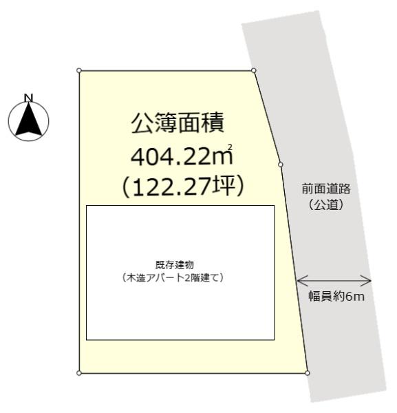 上物付売り土地（コーポ矢千代）
