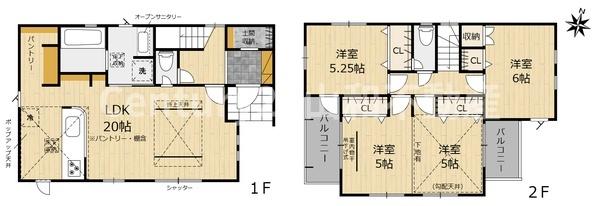ブルーミングガーデン荒塚町鍛冶ヶ嶋1号棟（新築一戸建）