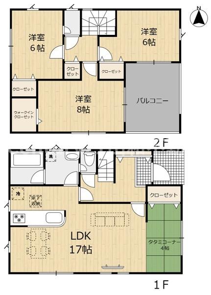 クレイドルガーデン曽我部町寺第4-③号棟(新築一戸建）