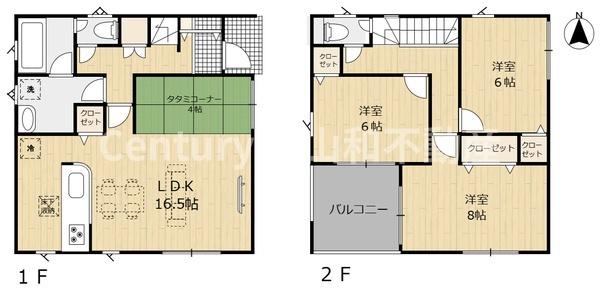 クレイドルガーデン曽我部寺第4-⑦号棟(新築一戸建）