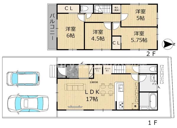 亀岡市余部町天神又の新築一戸建