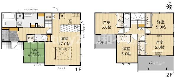 ブルーミングガーデン亀岡市古世町3丁目　2号棟