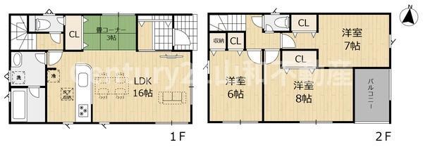 クレイドルガーデン柳町①号棟(新築一戸建)