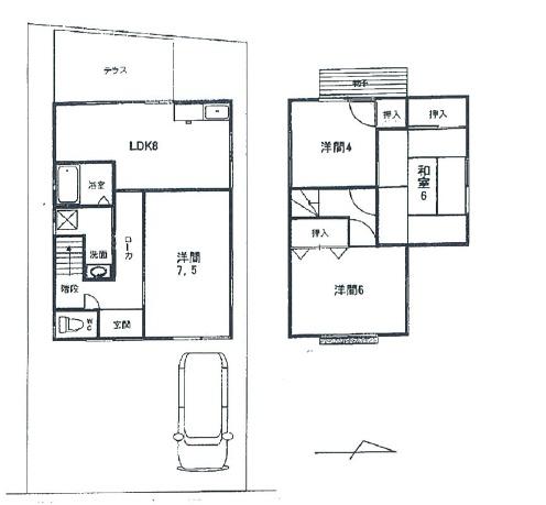 亀岡市篠町篠野田の中古一戸建