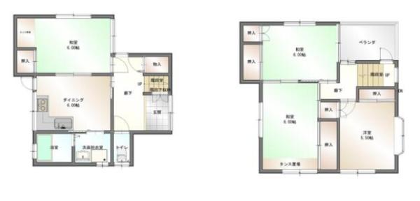 南丹市園部町小山西町大垣内の中古一戸建