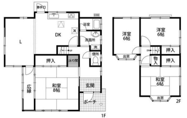 亀岡市篠町森向坂の中古一戸建て