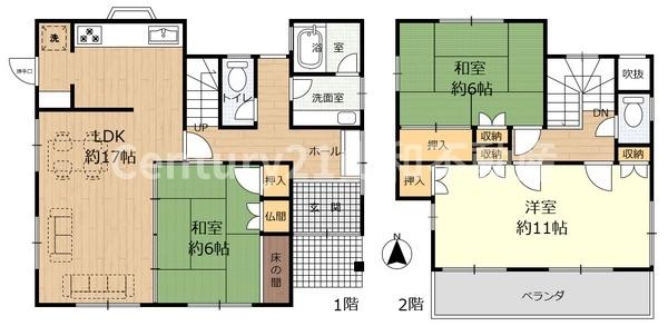 南つつじケ丘桜台２丁目（中古一戸建）