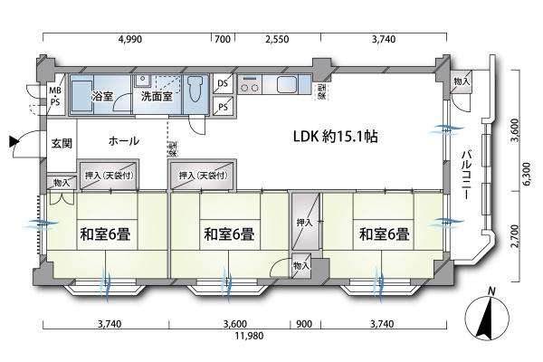 京成サンコーポ勝田台Ｅ棟