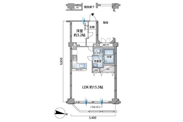 京成サンコーポ勝田台Ｃ棟