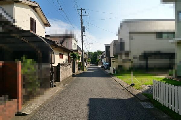 佐倉市西志津二丁目、区画整理地内