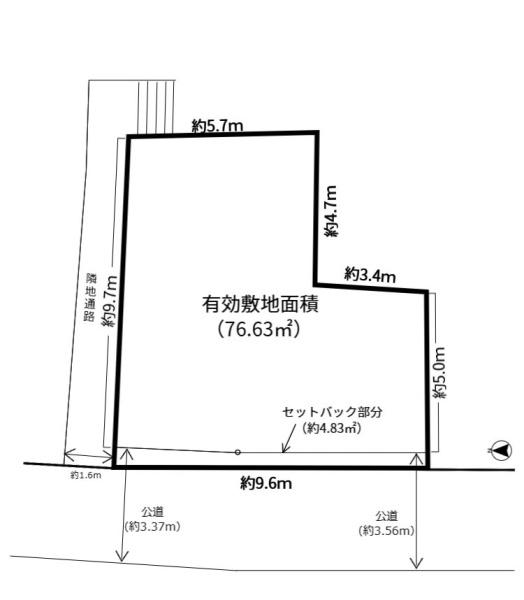 新宿区市谷薬王寺町の土地