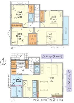 神奈川県藤沢市城南１期　１号棟