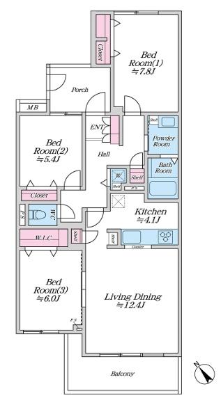 ウッドパーク金沢文庫３号棟