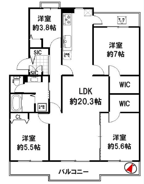 西神大寺団地４号棟