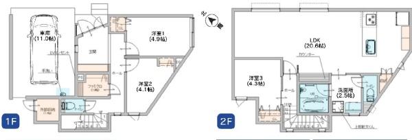 横浜市西区境之谷　１邸