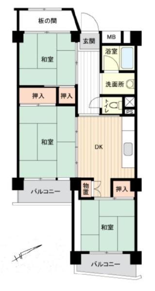南永田団地１街区１号棟