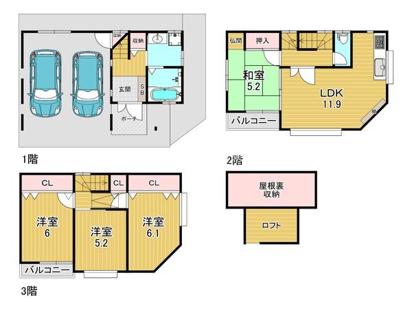 守口市寺方錦通1丁目中古戸建