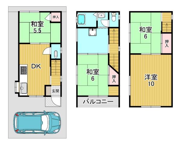 旭区清水4丁目中古戸建