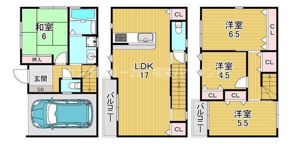 大阪市鶴見区今津北２丁目の中古一戸建て