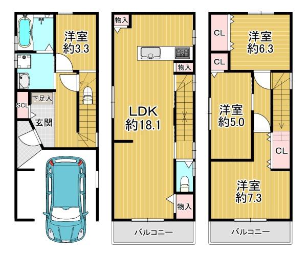 センチュリータウン安田3