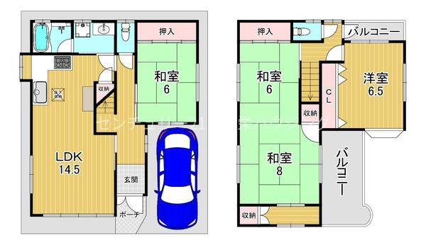 門真市島頭２丁目の中古一戸建て