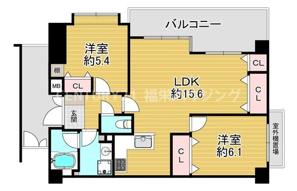 エスリード鴻池(間取り)