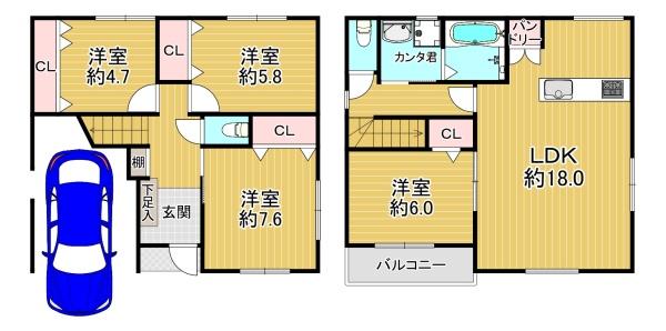 大阪市鶴見区諸口４丁目の土地