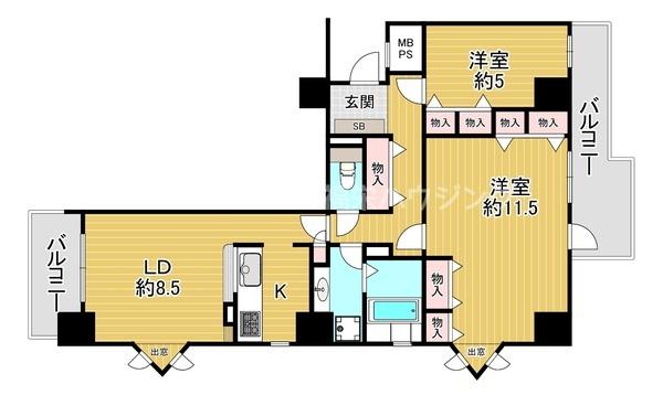 桜宮リバーシティ・ウエスト号棟