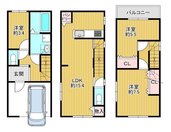 大阪市鶴見区鶴見4丁目の売土地