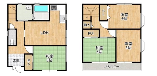 交野市星田北１丁目　中古戸建