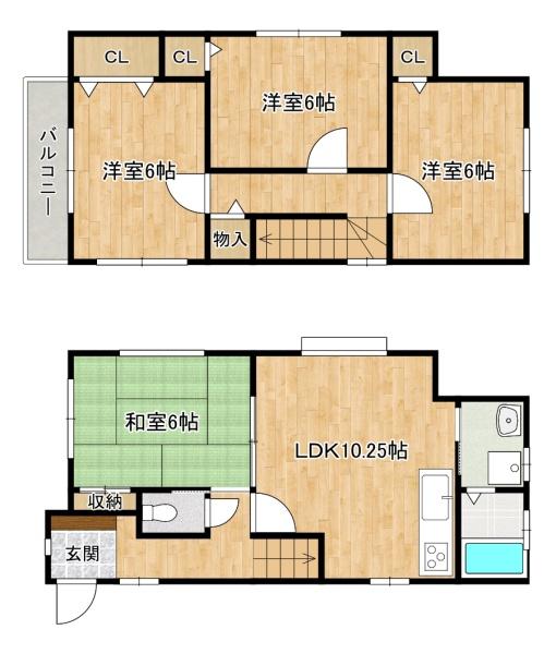 枚方市長尾谷１丁目　中古戸建
